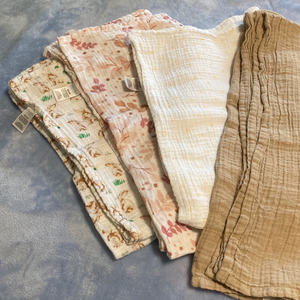 Muslin Swaddle Set - 4 Pack